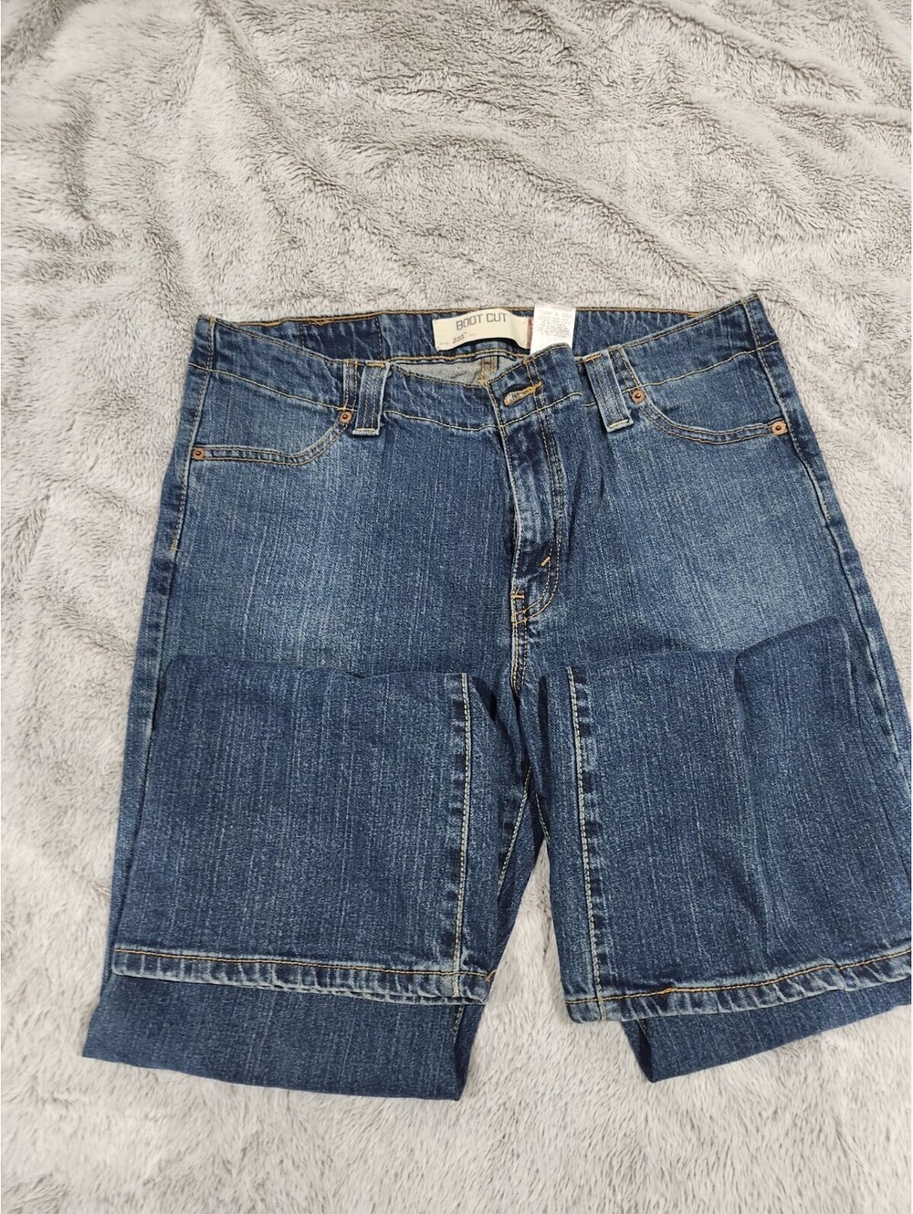 VTG Y2K womens LEVIS bootcut 525 Jeans Straight Blue Denim